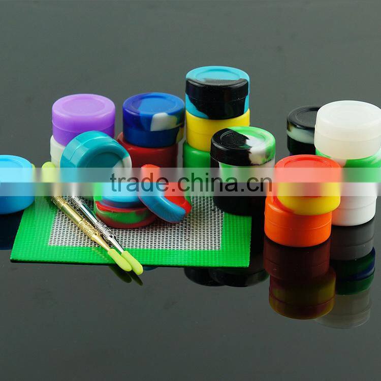Fantastic silicone container wax oil silicone container collapsible silicone container