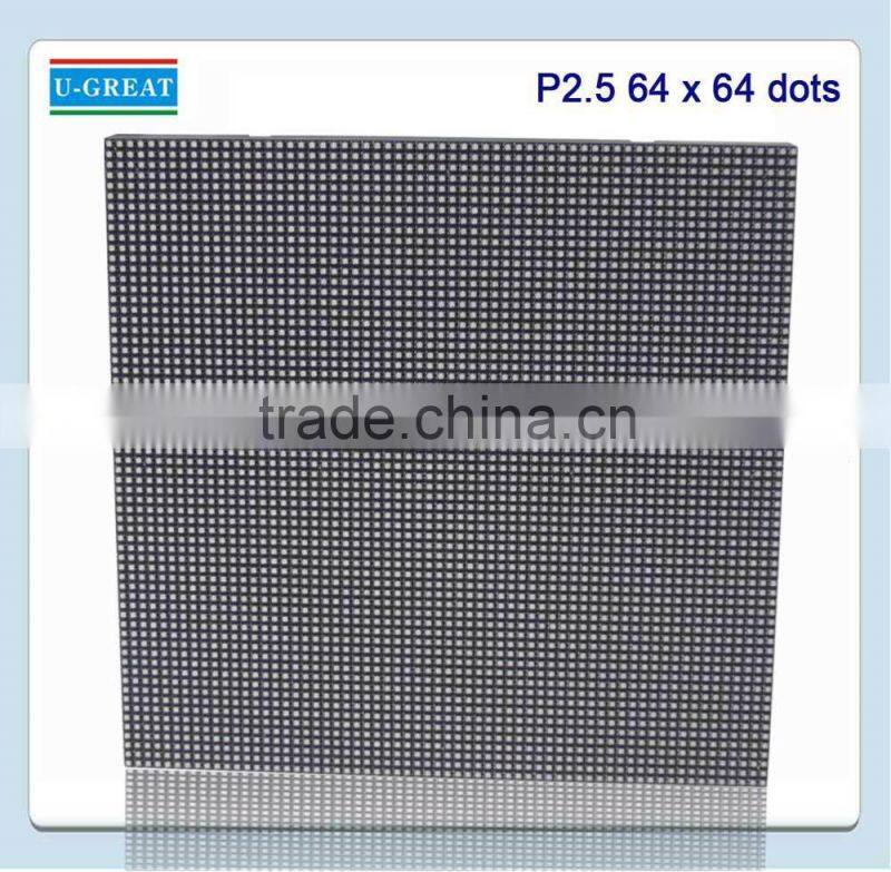 Wholesale Best Price Indoor Small Pixel HD P2.5 LED Module 160x160mm