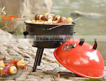 2016 New product Mini portable Outdoor foldable carbon BBQ grill for household
