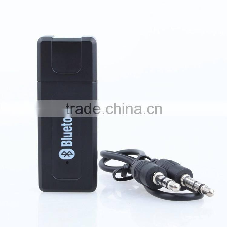 2in1 Dual Taps Bluetooth Receiver 3.5mm USB Stereo Mini Bluetooth Music Receiver