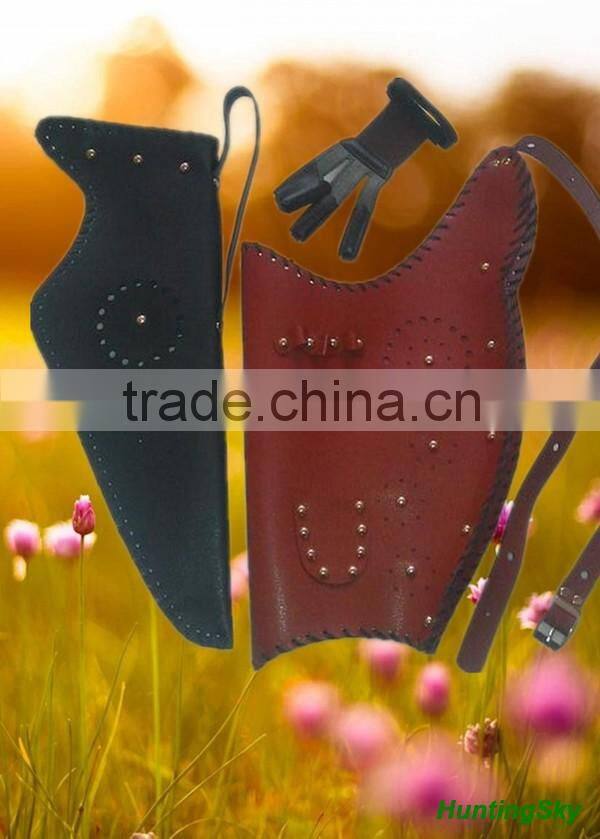 Archery Leather Bow Quiver And traditional leather Bow box For Archery Hunting shooting