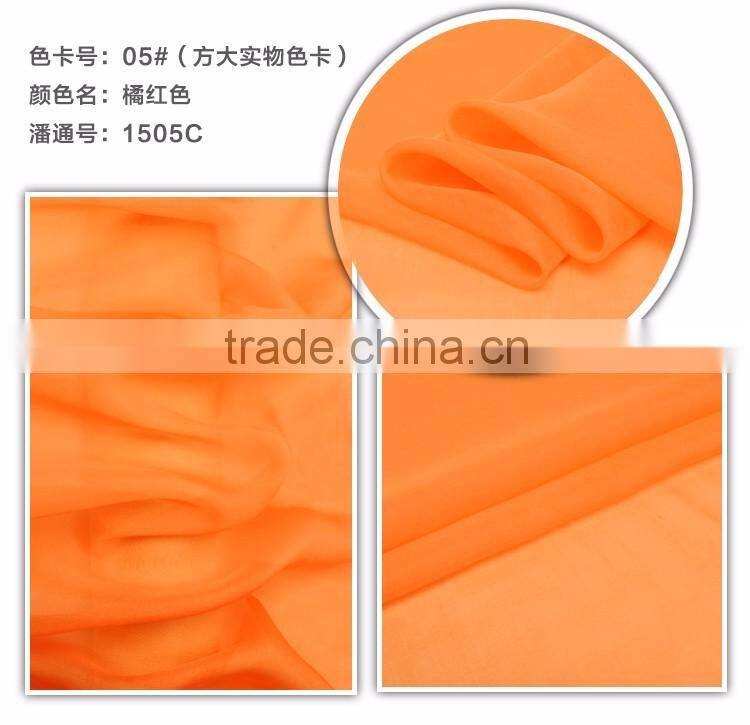 new multi-colored silk chiffon 5mm by the yard