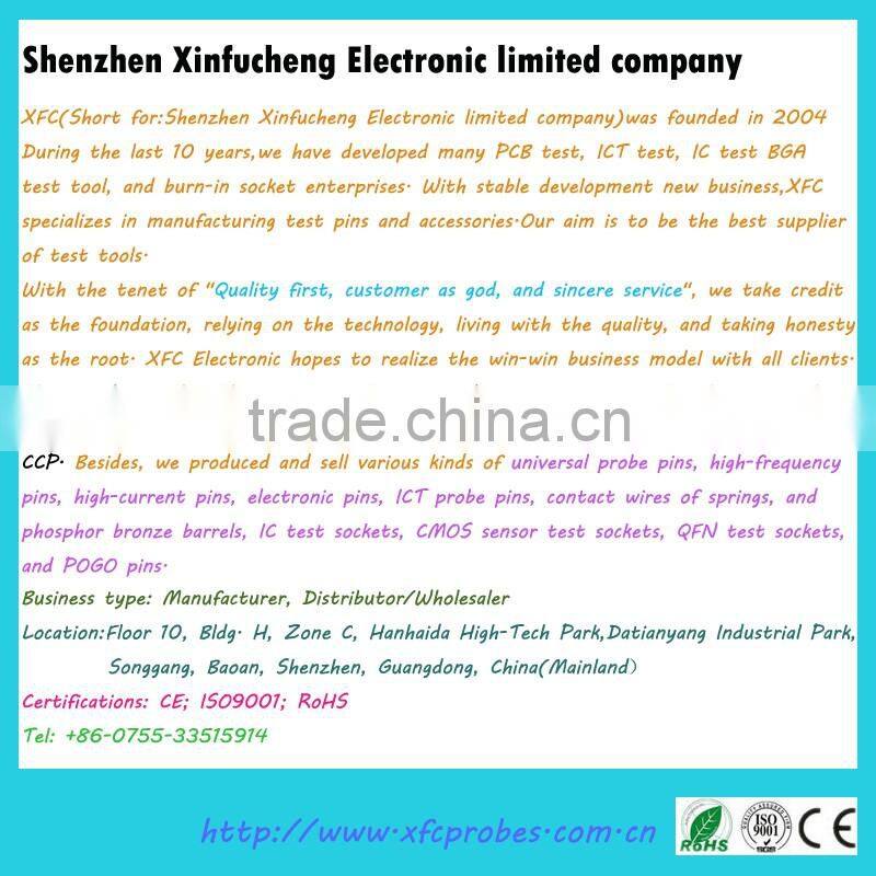 Rosh and CE approved Pogo Pin, Brass Copper Pogo Pin