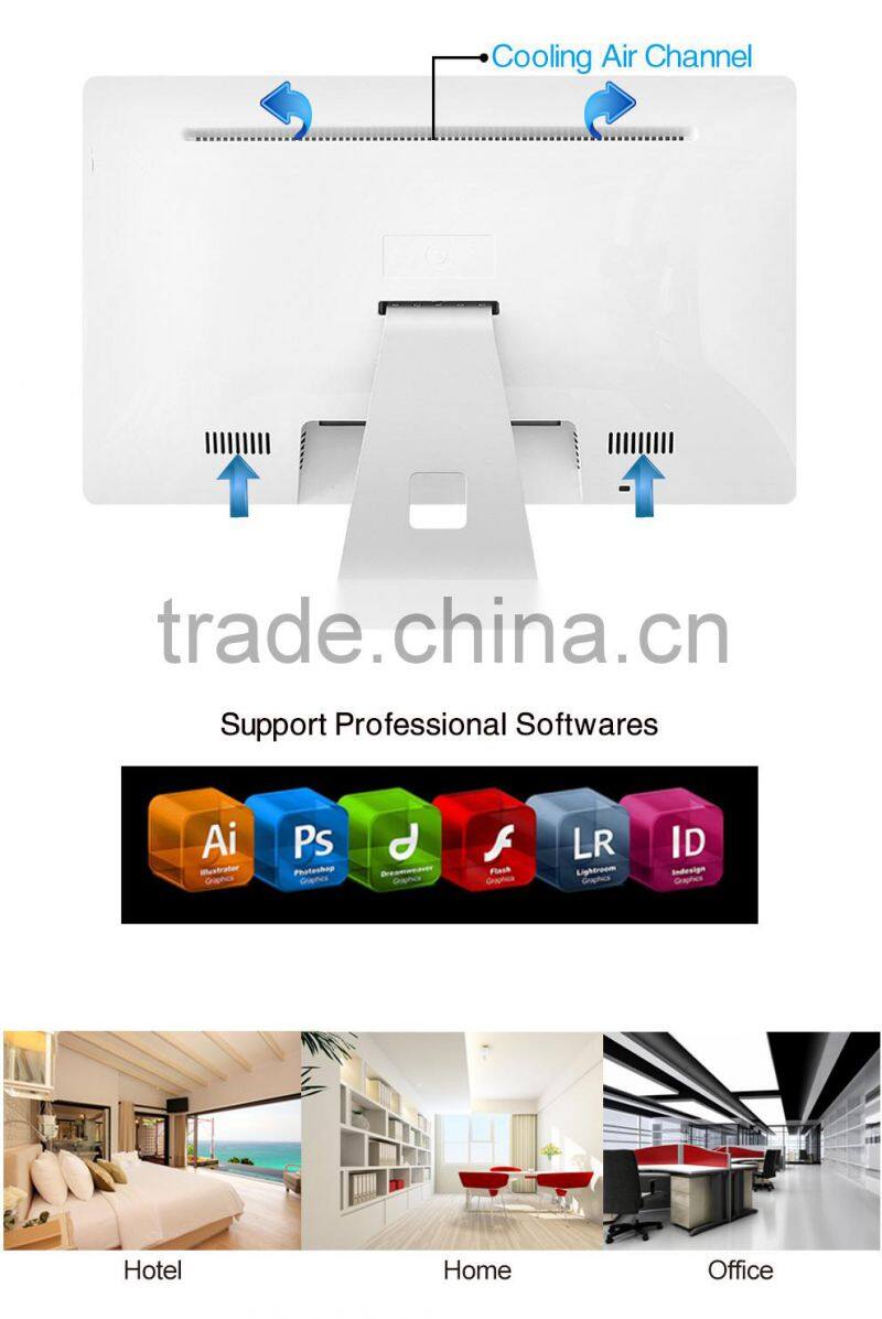 Hailan 21.5" high quality all in one pc I3 3240 cpu processor desktop computer