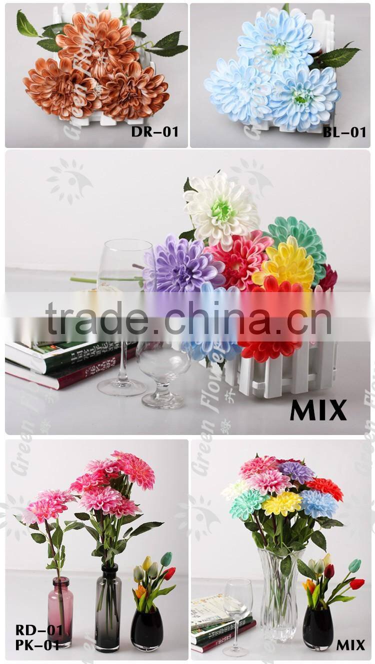 greenflower 2016 Barberton daisy Real Touch Chinese herbaceous peony Wedding decrations flowers