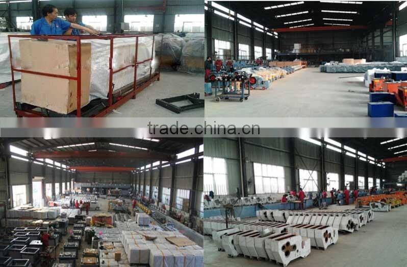 Easy operation hydraulic reinforcing steel bar straightening and cutting machine