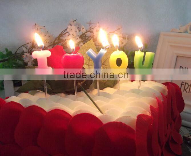 I Love You Wedding Candles