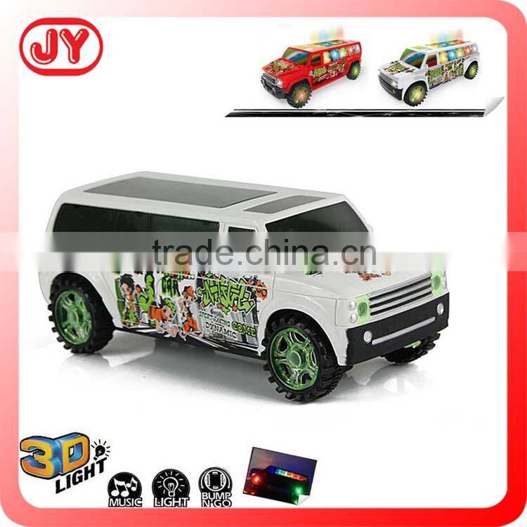 Funny 360 rotate battery operated music car toys for kids