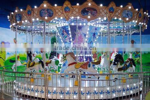 Most Popular Charming 3-16 Seats Amusement Park Rides Carousel for Sale