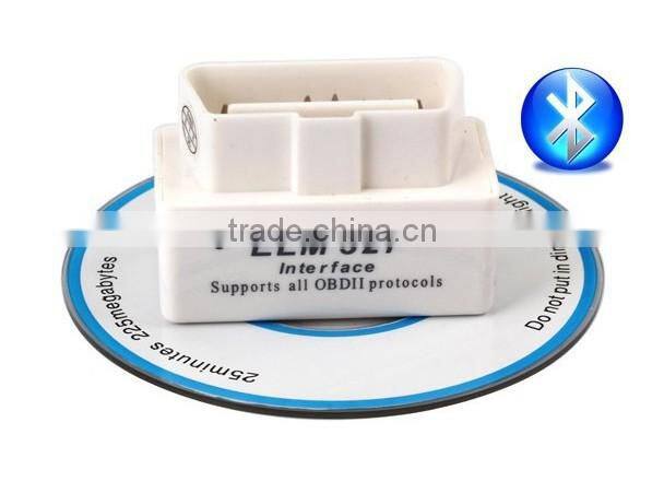 Super Mini ELM327 V2.1 OBD2 OBDII Bluetooth Adapter Auto Scanner--best quality+factory price super mini bluetooth elm327 scanner
