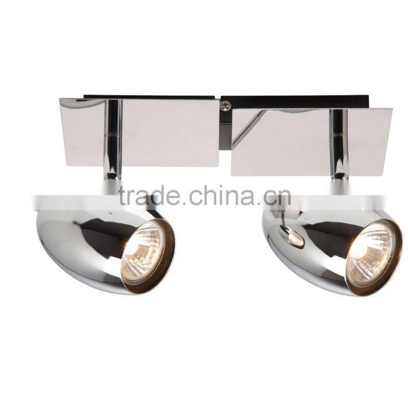 4 Light Ceiling Spot Light in Chrome ceiling track lighting fixtures