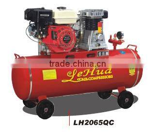100L 5.5HP 4KW petrol engine piston type air compressor