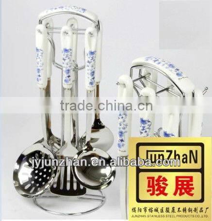 7 pcs stainless steel Cheap kitchen utensil --- Jieyang factory sell directly