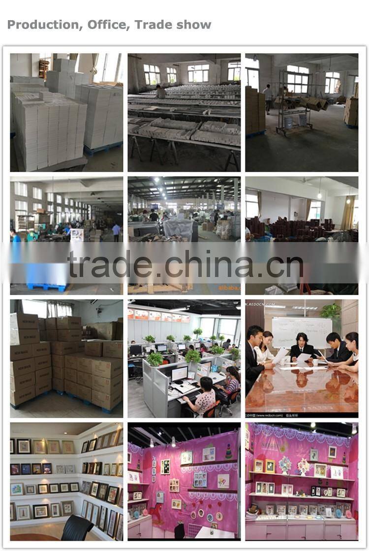 High quality baby hand imprint with wall wood frame moulding sculpture