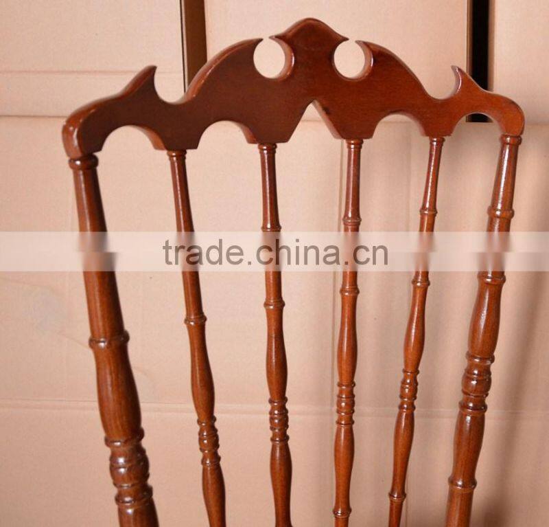 Stackable banquet wood dining hotel chair on sale