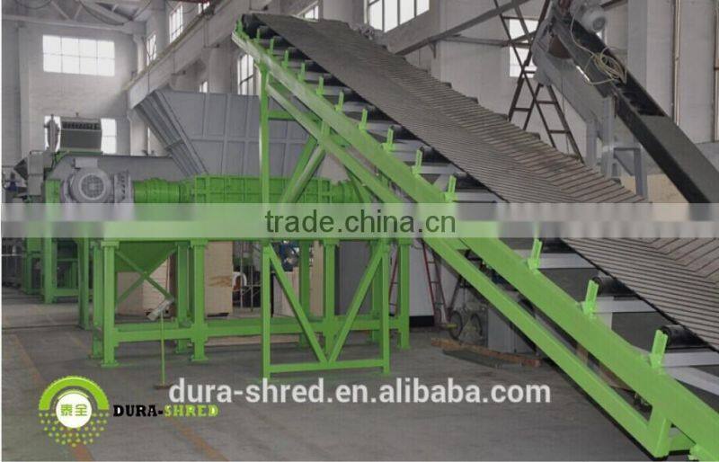 Hot sale shredder for waste tire with CE certification