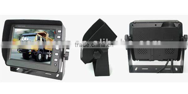 factory best 5.6 inches digital Rear view car monitor 4-CH inputs without quad function