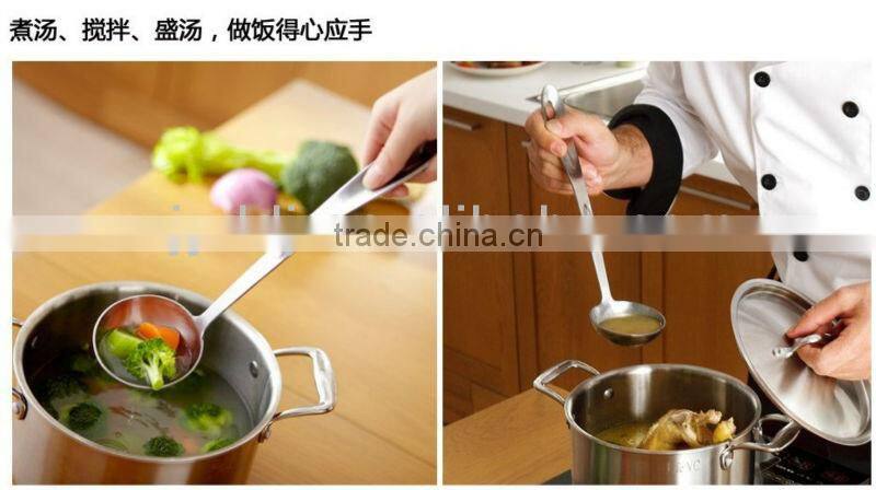 All Forged Handle Stainless Steel Soup Ladle