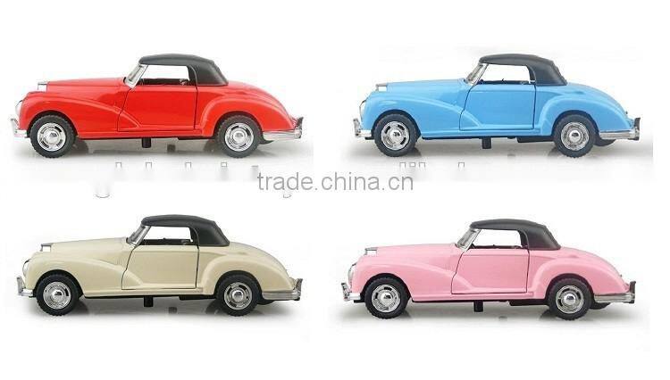 Retro Mini Vehicle Model Car toy with music & Light
