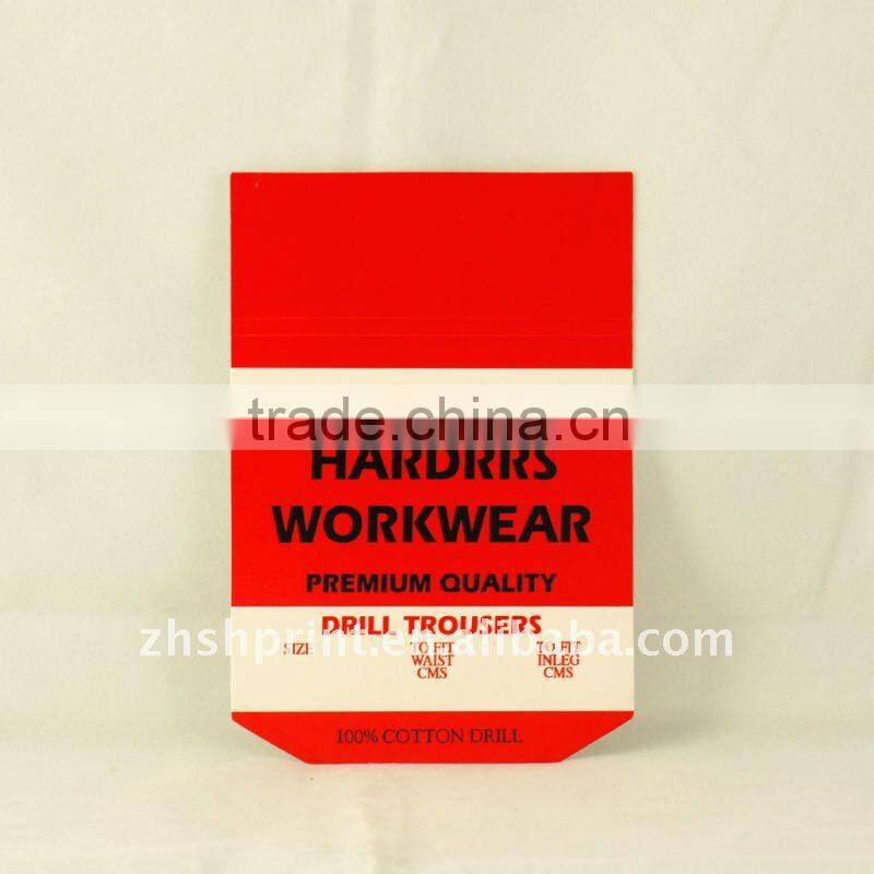 Nice garments hang tags