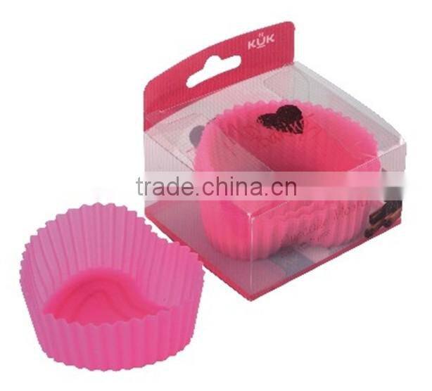 68x60x60mm Robot shape Silicone teacup cupcake mold China manufacturer