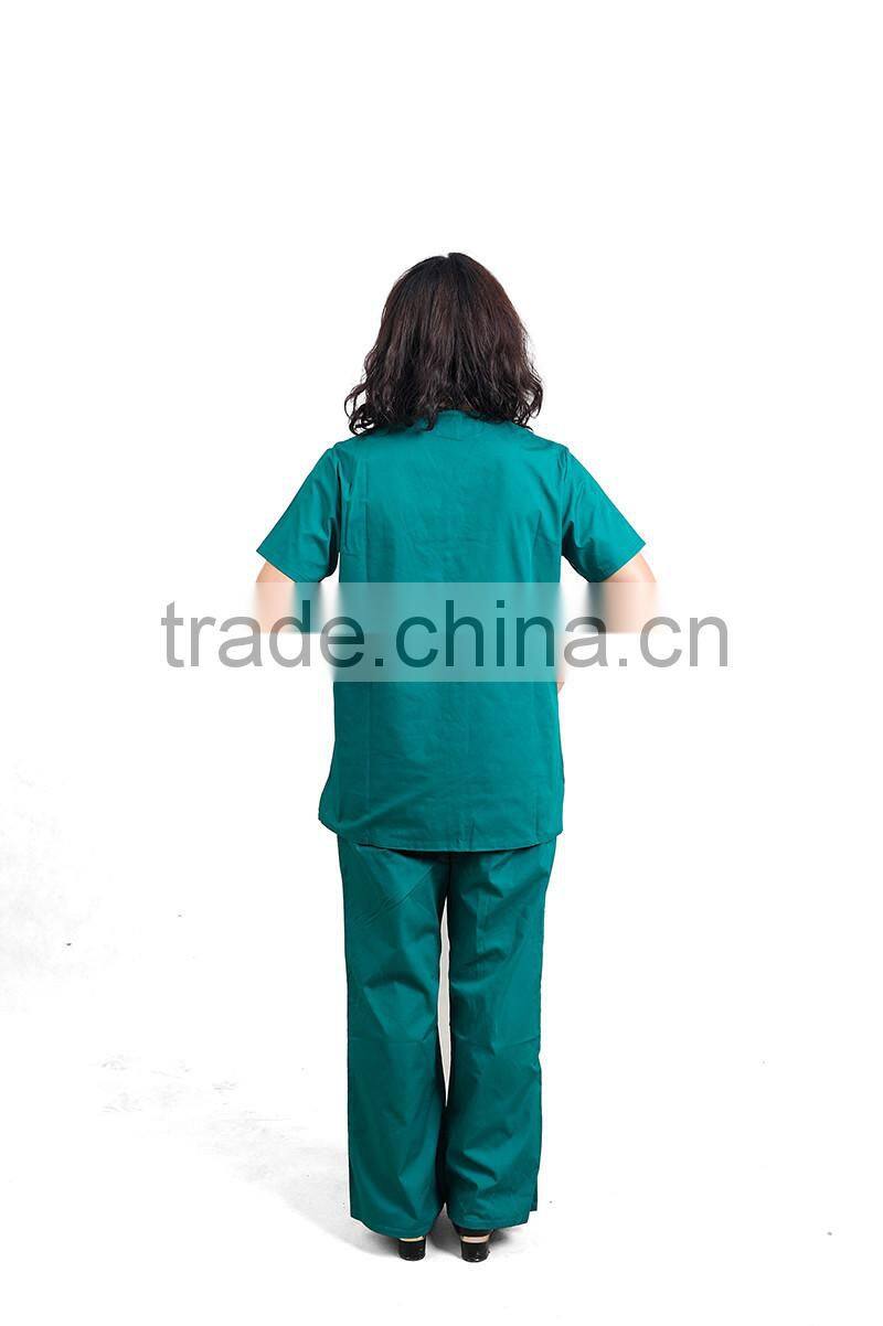Hospital Lab Coat Doctort's Surgical Medical Scrub Sets Uniform