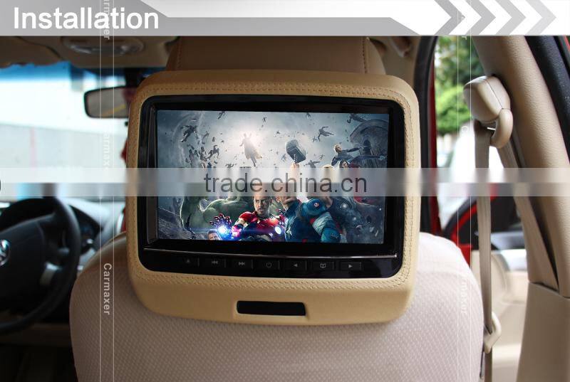 2015 new style 9inch active headrest dvd player