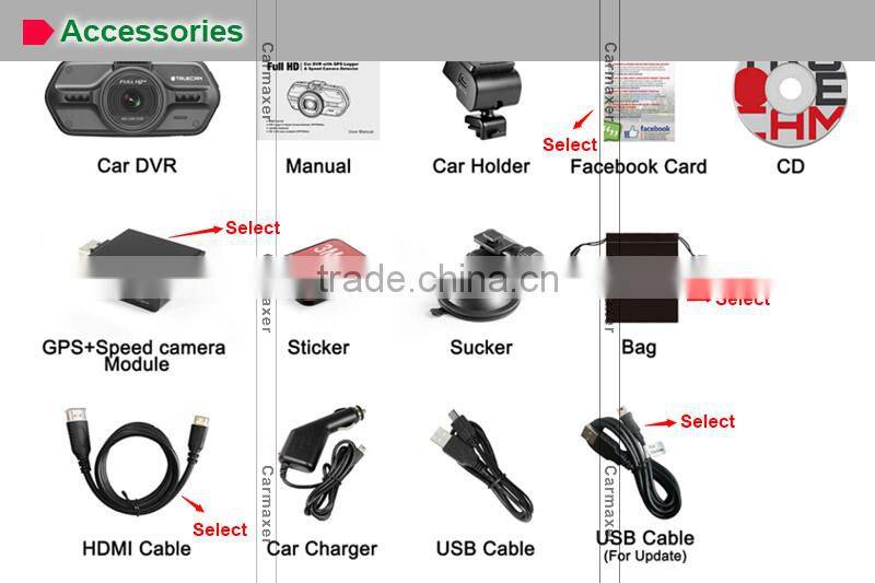 carmaxer ambarella a12 1296p full hd 1080p car camera dvr video recorder