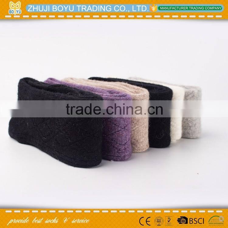 BY-161205 Warm Winter Thick wool mixture ANGORA Cashmere Casual Dress Socks
