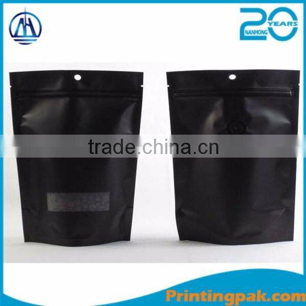Brown Kraft Paper with composite Kraft aluminum foil bag/Bag with One-way Degassing Valve