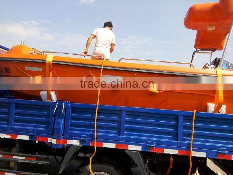 Marine open type lifeboat rescue boat with CCS BV ABS DNV Certificate
