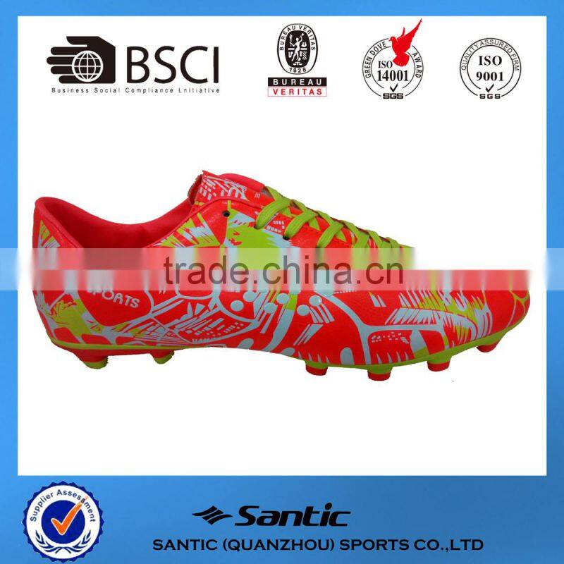 2016 Men outdoor sport shoes for football use, grade original quality soccer boots new style outdoor rugby ss2228