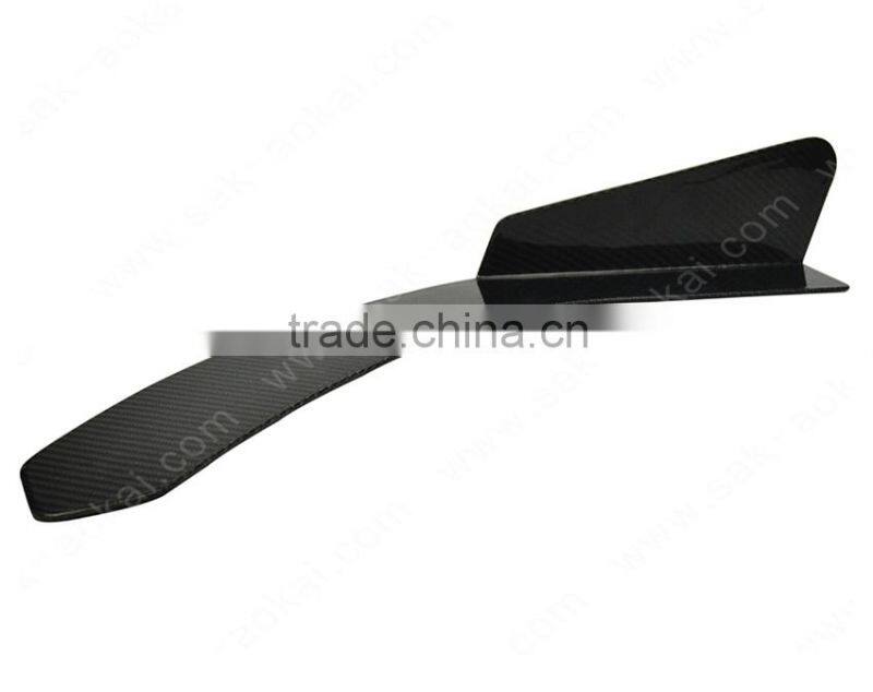 universal front bumper lip kit carbon fiber body kit(pair)