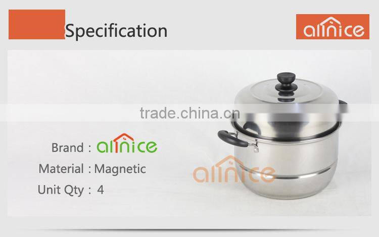 Stainless steel double layer steamer pots made in china