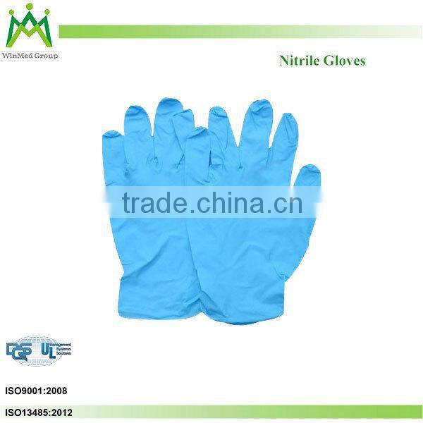 disposable nitrile exam gloves