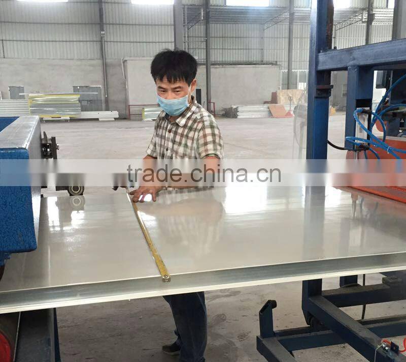 MGO composite board metal faced sandwich panel with fireproof