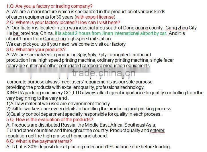 Clamshell Die Cutter Creasing machine / corrugated box die cut machine