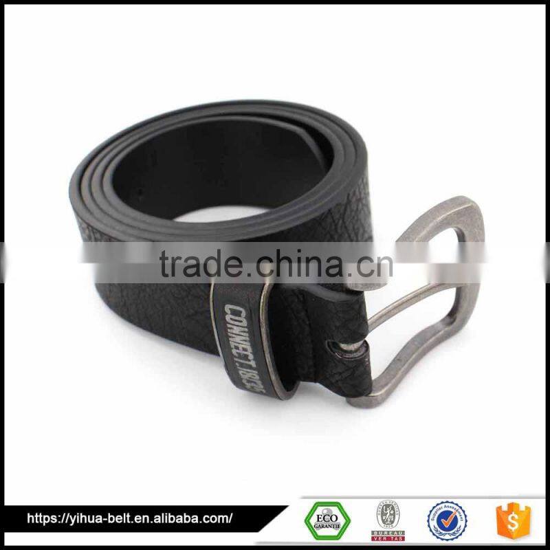 Wholesale Custom Fashion Antique silver men belt leather