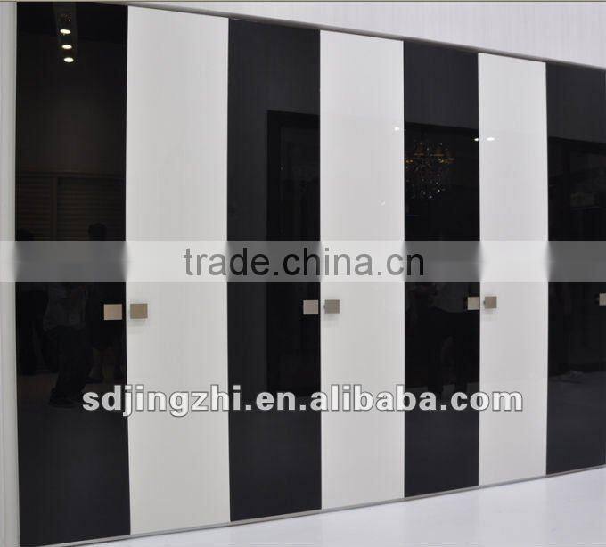 Modern black& white acrylic wardrobe