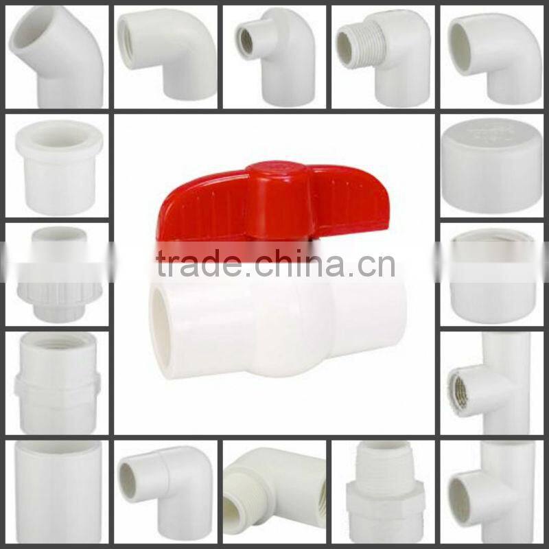 Factory/Low price ASTM Schedule 80 PVC Pipe fittings copper female tee