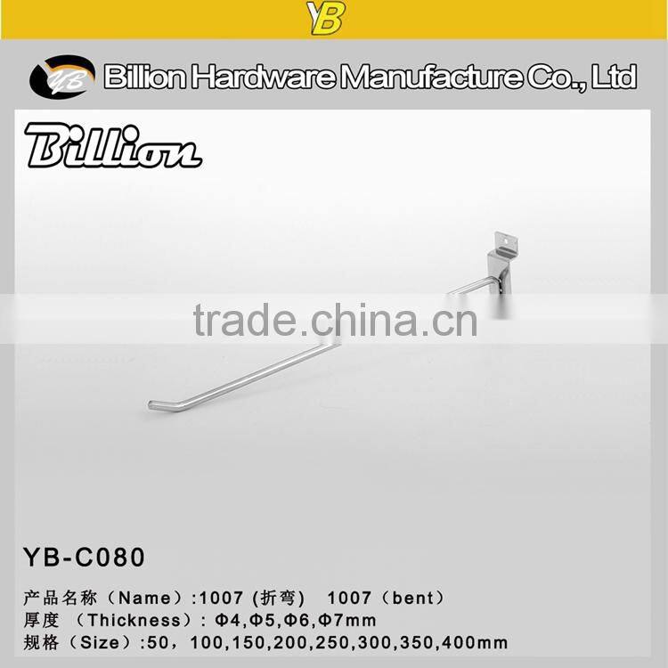 Hot sale iron single prong shop hook Pigg Enkel Hooks