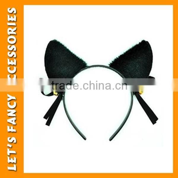 PGHD0240 Cute lace headband with rabbit ear hairband for party hair jewelry wholesale girl hair accessories headband