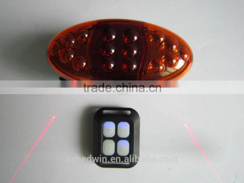 factory 1mw bike laser beam and led signal light