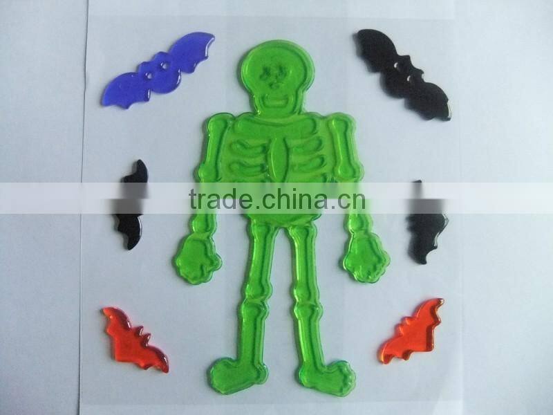 2014 new window gel jelly stickers
