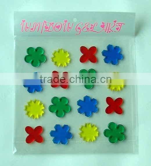 cartoon pvc paper sticker/kids home decoration pvc paper sticker