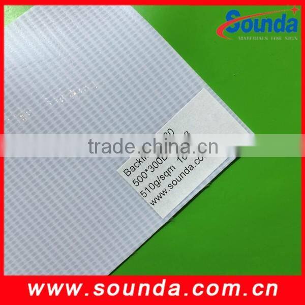 Best quality Backlit flex banner Coated and laminated