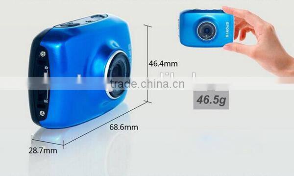 Waterproof 2.0inch touch screen action camera cheap sports camera
