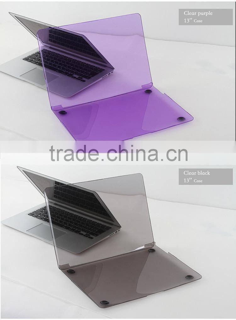 0.8MM ultra thin anti-scratch cover for macbook case for New MacBook Pro 15'' ,hard clear case for 15'' MacBook pro retina