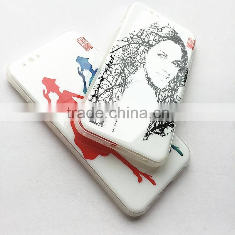 For iphone 6 case in TPU+PC material with custom designs