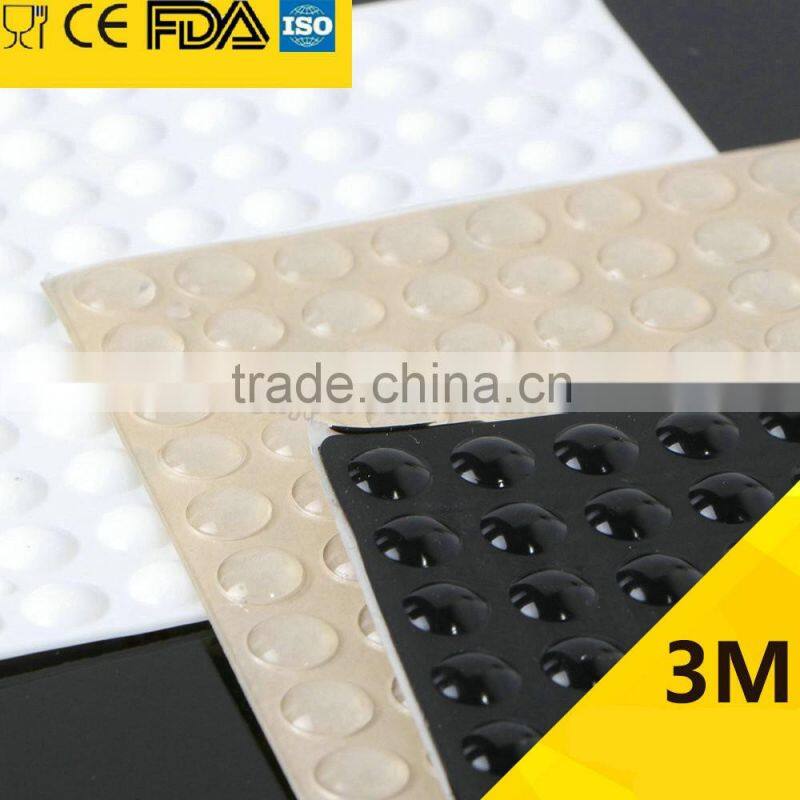 8*2mm Buffer Bumper Stop Cushion Glass Foot Cupboard Door Pads Adhesive Silicone Feet Bumper